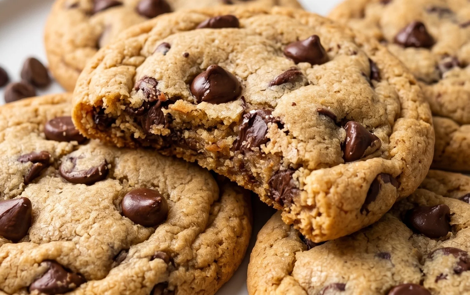 The Best Soft Chocolate Chip Cookies