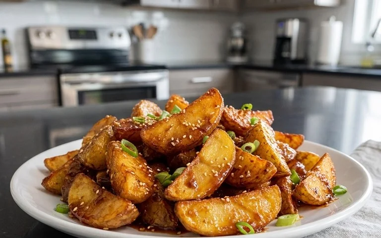 Crispy Honey Chilli Potatoes