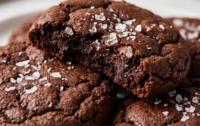 Salted Brownie Cookies