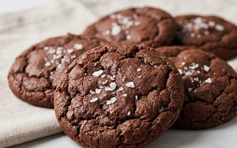 Salted Brownie Cookies