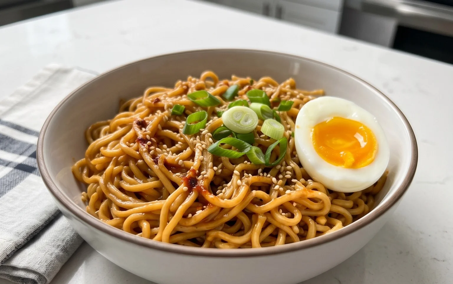 Easy Saucy Ramen Noodles