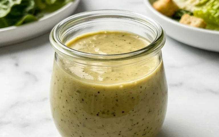 Caesar Salad Dressing (Classic, Creamy & 5 Minutes) 🥗