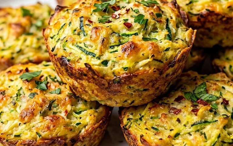 Zucchini Garlic Bites