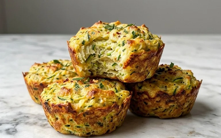 Zucchini Garlic Bites