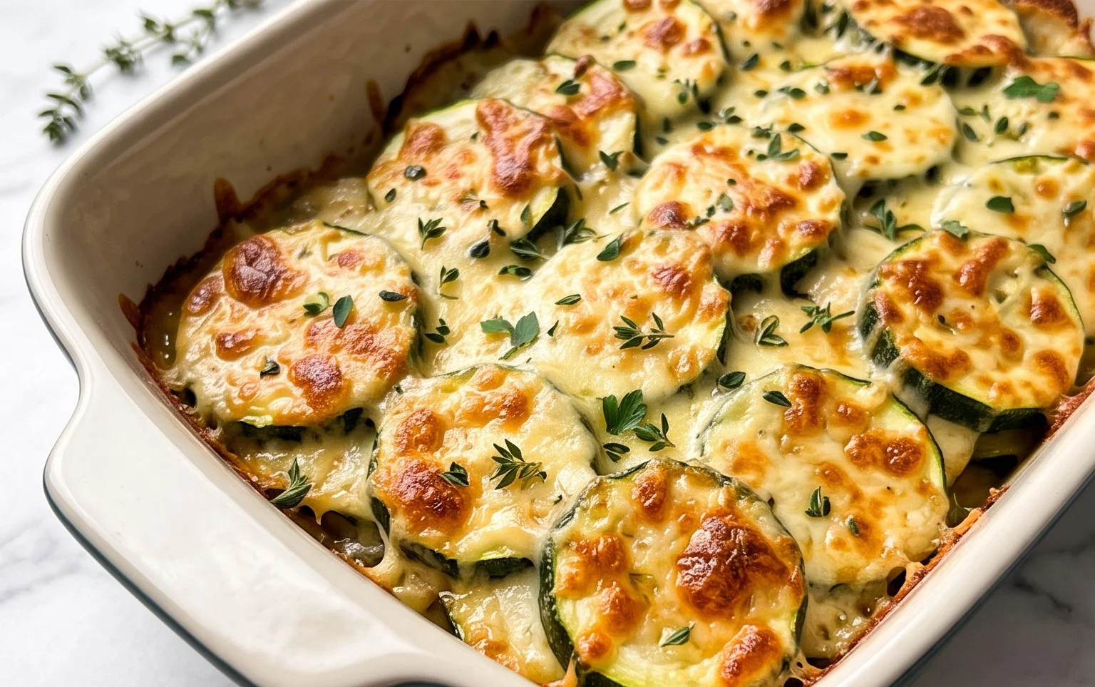 Baked Zucchini and Cheese