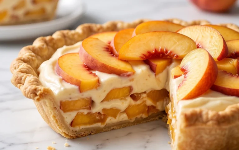 Peaches and Cream Pie