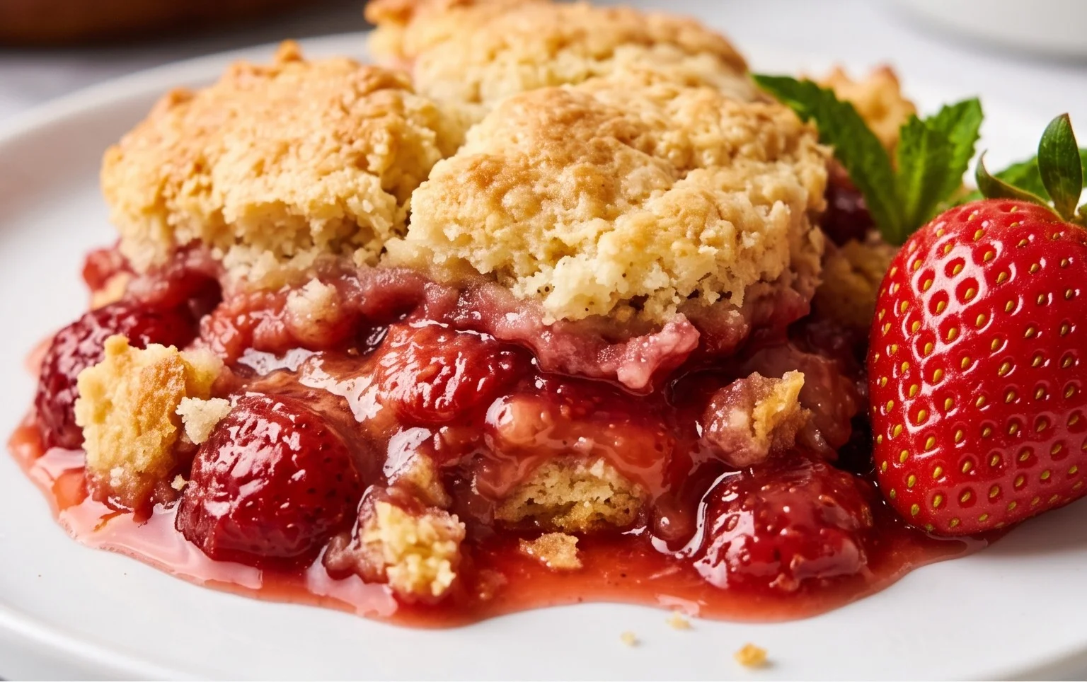 Strawberry Cobbler