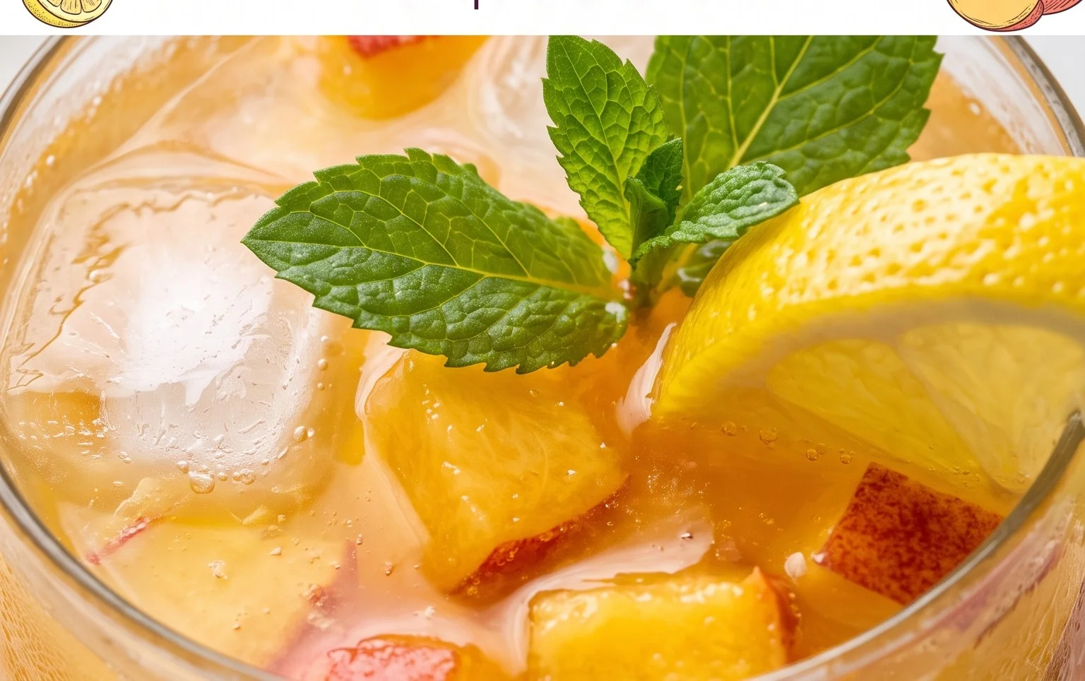 Refreshing Peach Lemonade