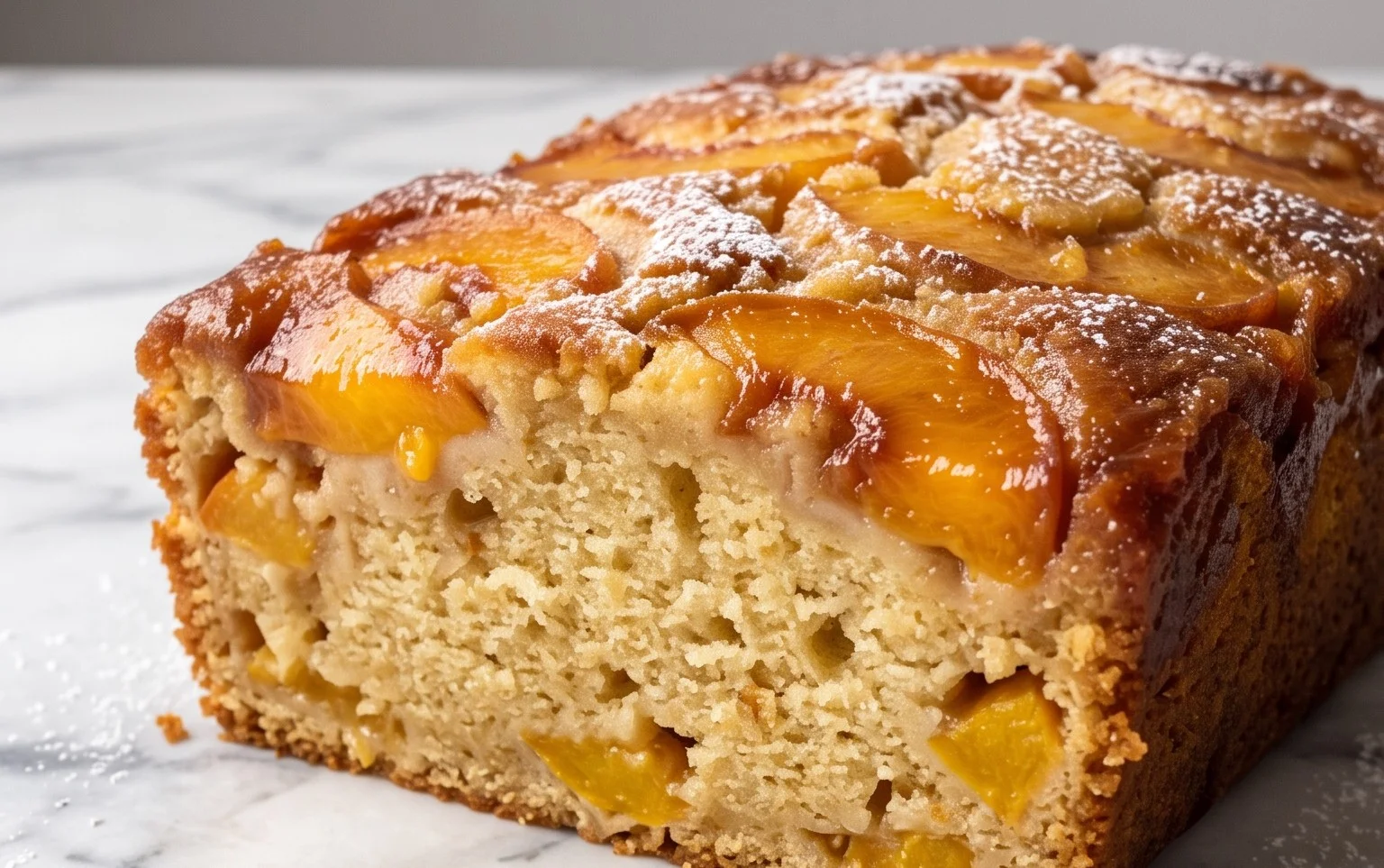 Peach Cobbler Pound Cake