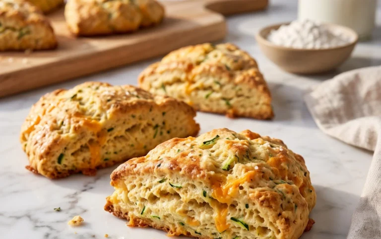 Zucchini Cheddar Scones