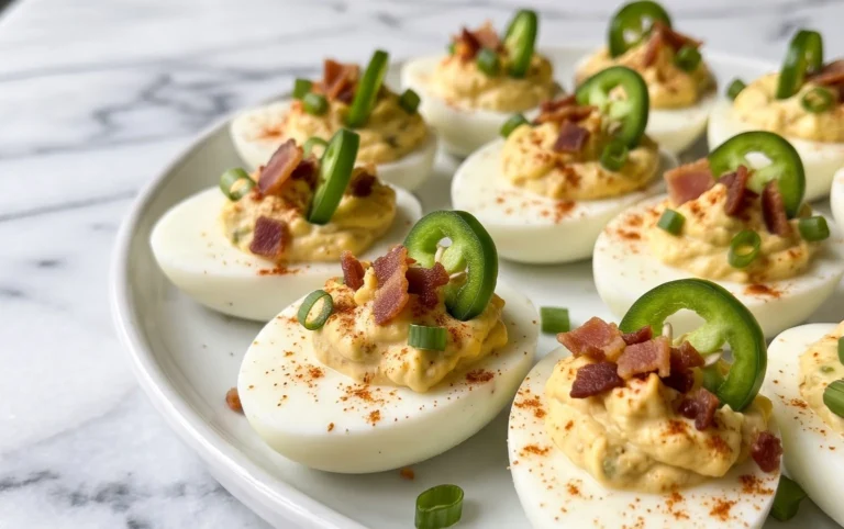 Jalapeno Popper Deviled Eggs