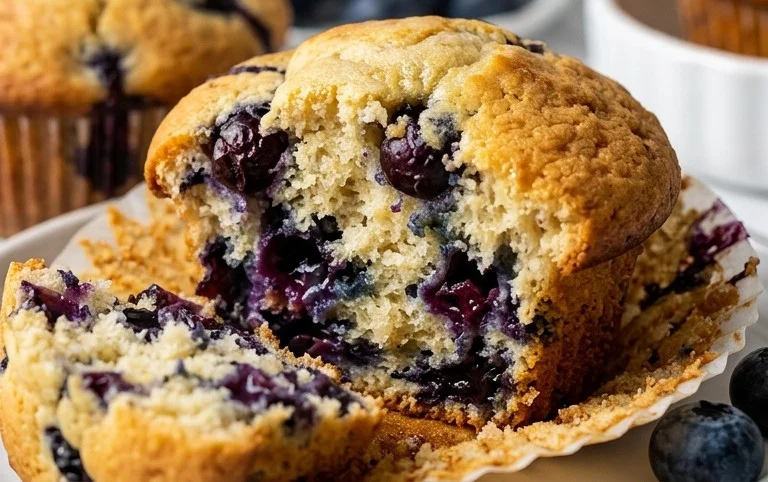 Homemade Blueberry Muffins