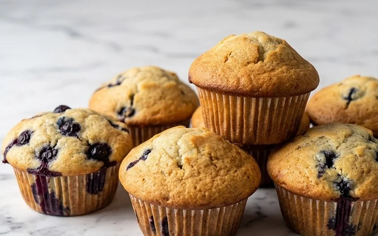 Homemade Blueberry Muffins