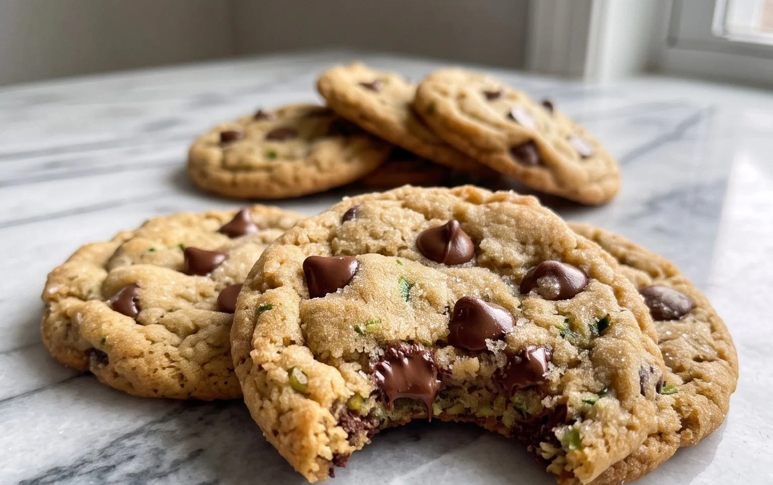 Zucchini Chocolate Chip Cookies