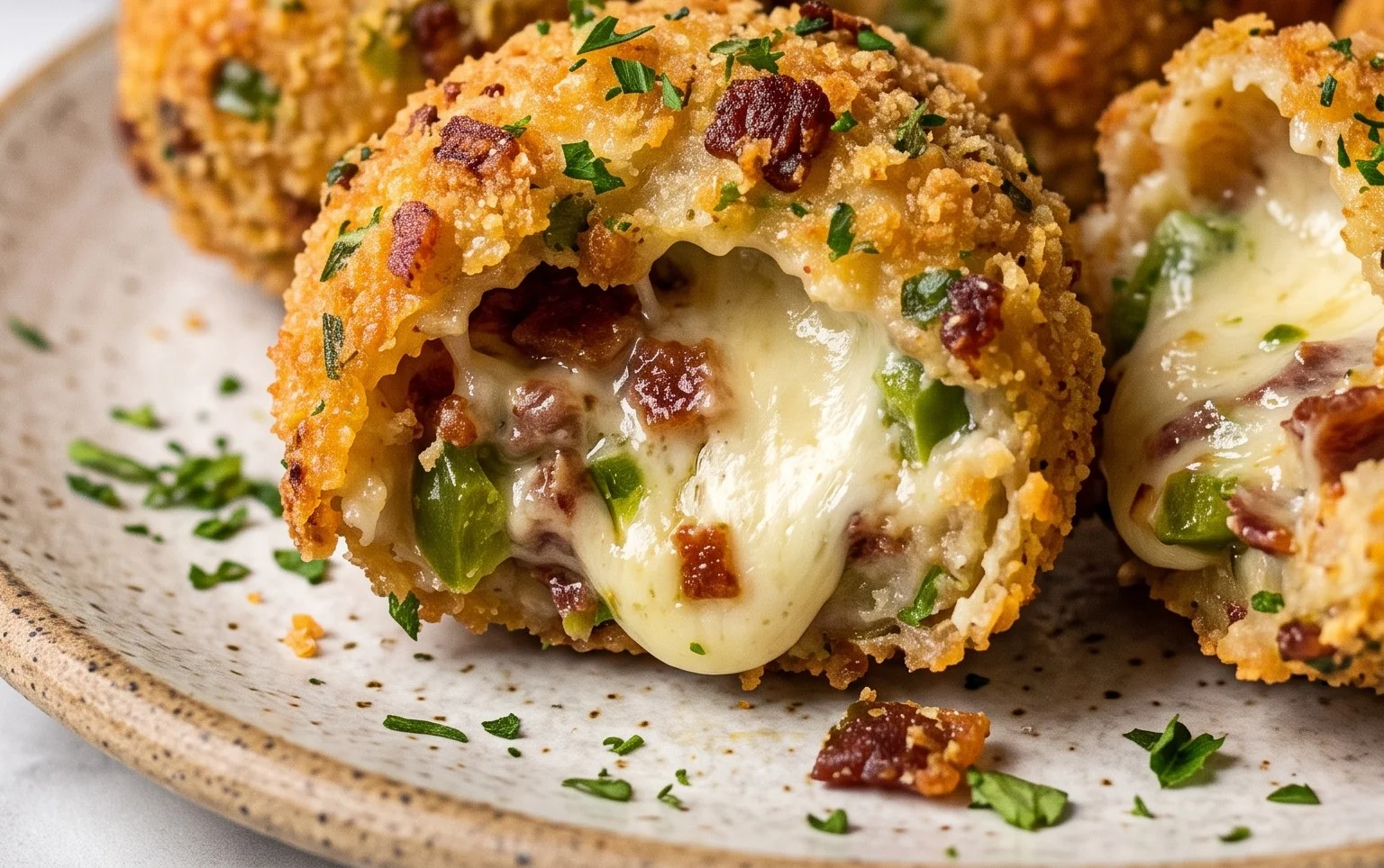Beef Bacon Jalapeño Popper Cheese Balls