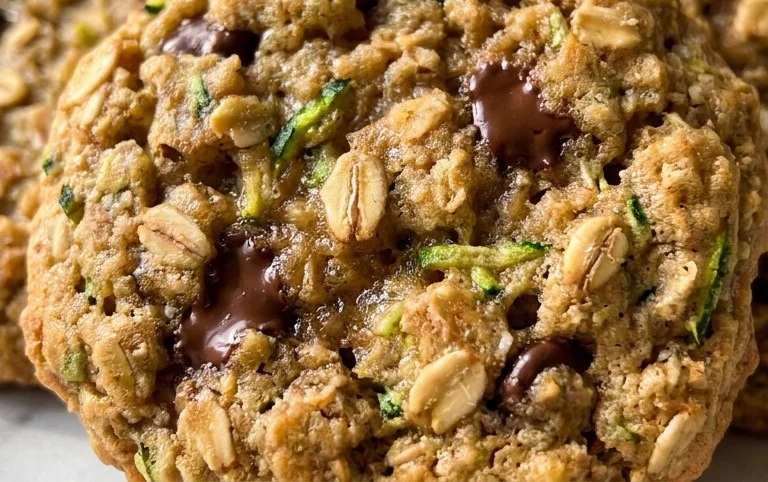 Healthy Zucchini Oatmeal Cookies