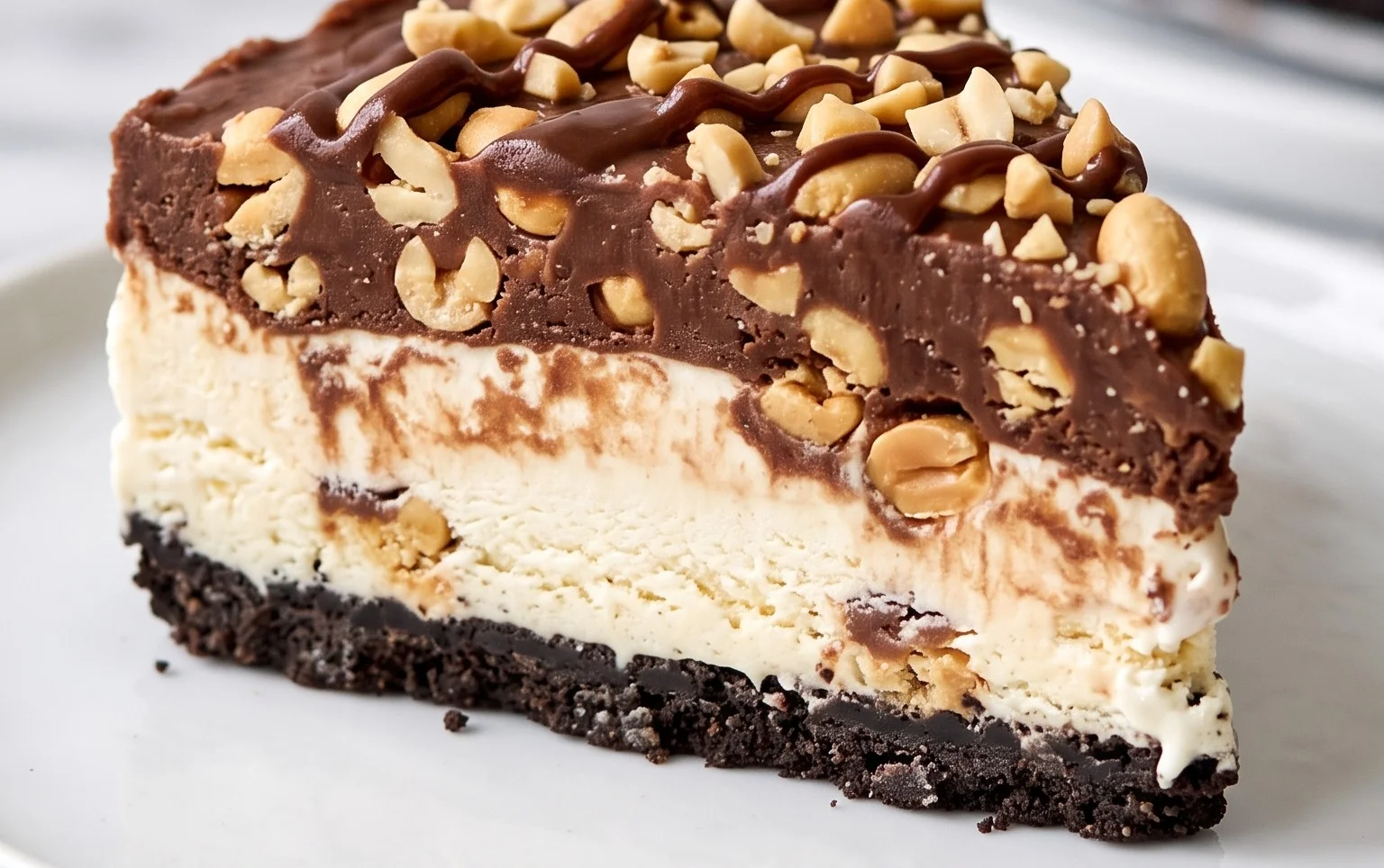 Buster Bar Ice Cream Cake