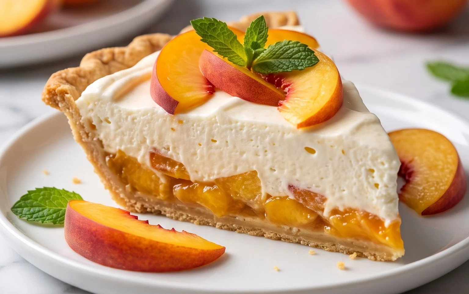 Peach Chiffon Pie