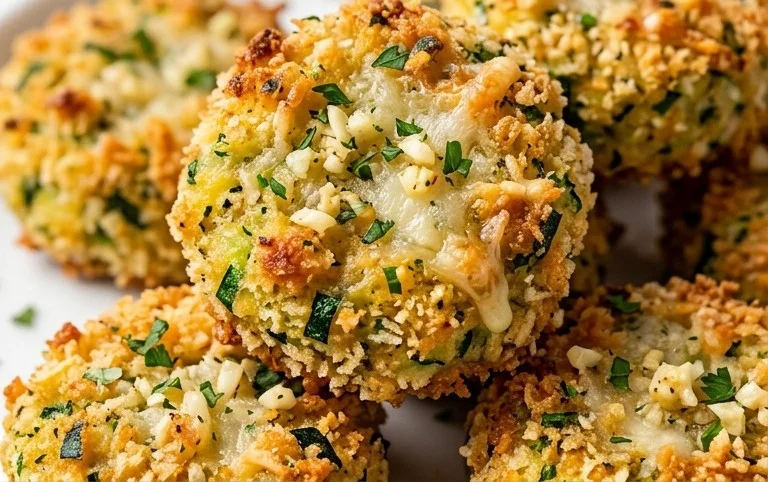 Zucchini Garlic Bites