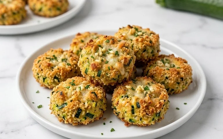 Zucchini Garlic Bites