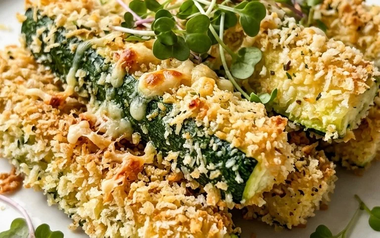 Parmesan Crusted Zucchini Sticks