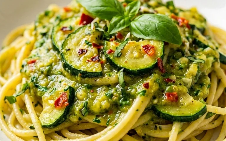 Simple Fresh Zucchini Pasta Sauce