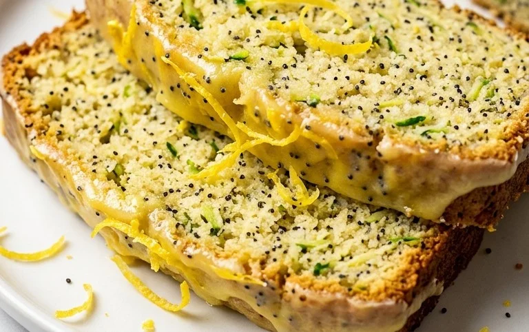 Easy Lemon Poppy Seed Zucchini Bread