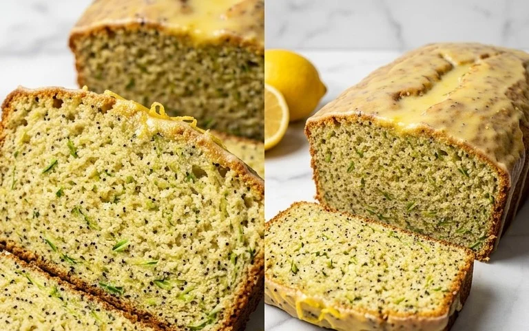 Easy Lemon Poppy Seed Zucchini Bread